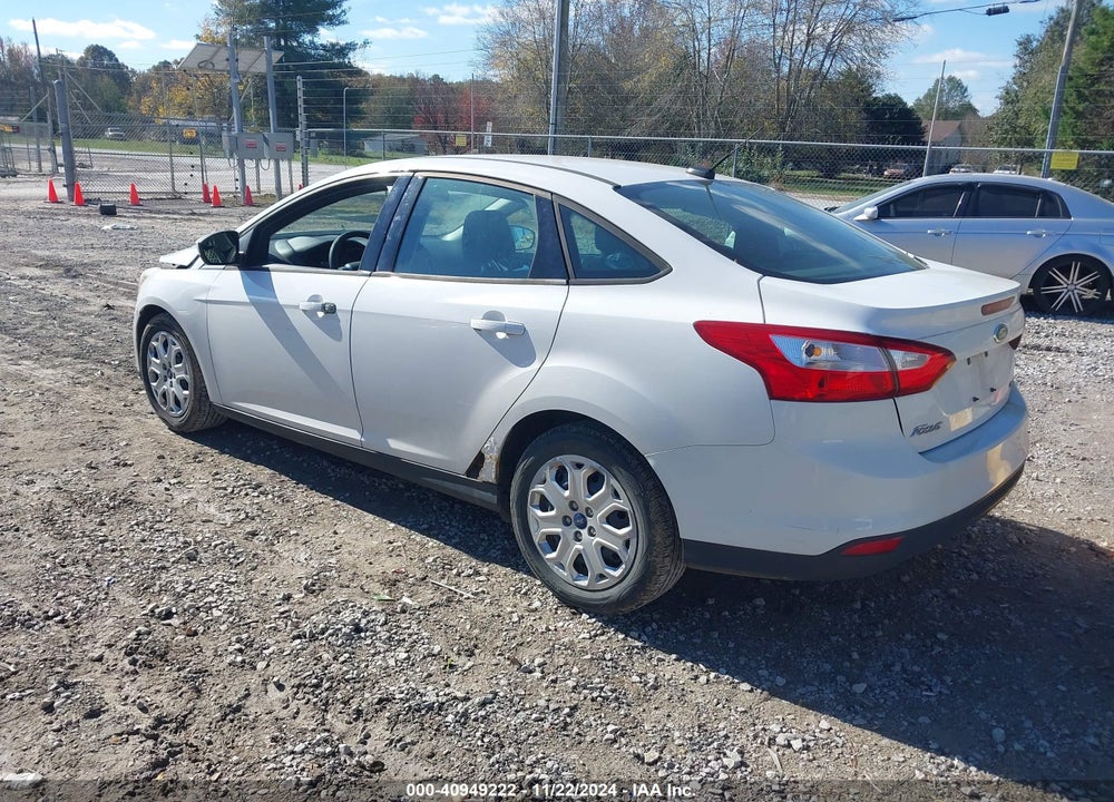 2012 FORD FOCUS SE VIN: 1FAHP3F2XCL306818