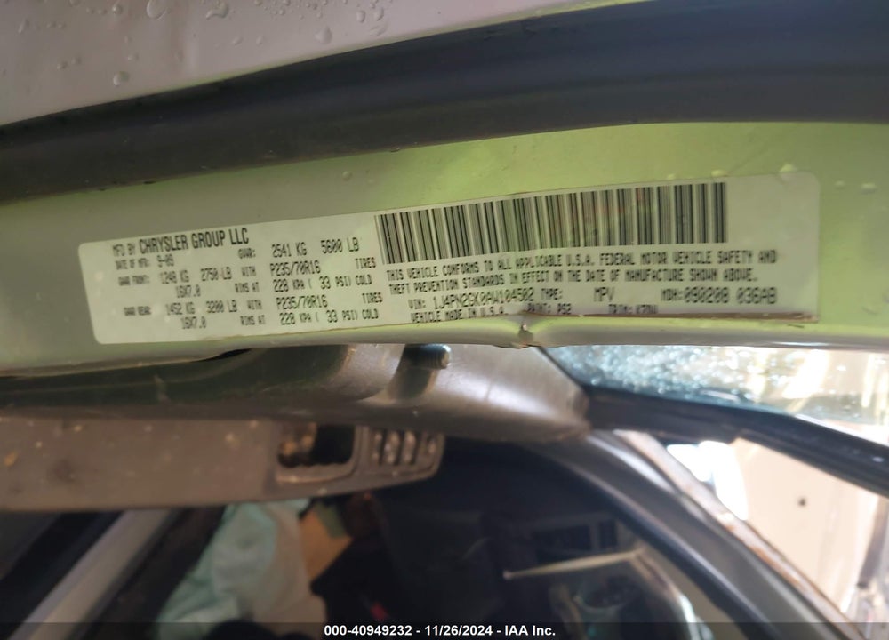 2010 JEEP LIBERTY SPORT VIN: 1J4PN2GK0AW104502