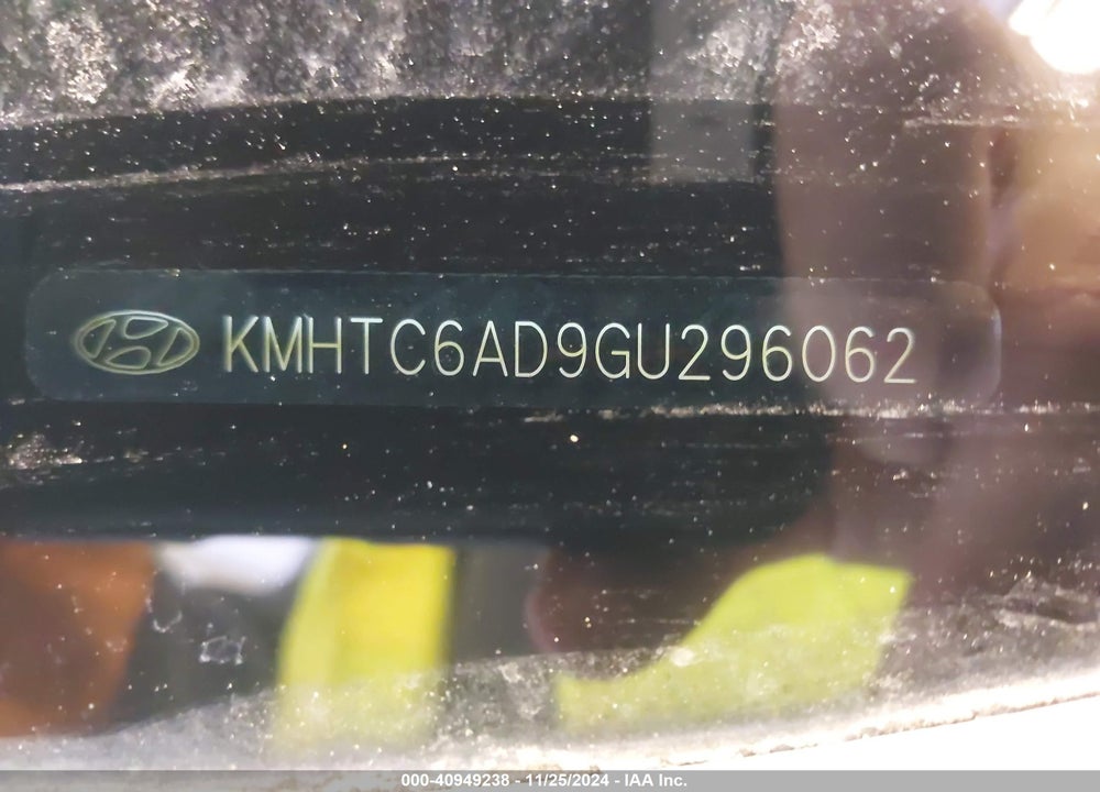 2016 HYUNDAI VELOSTER VIN: KMHTC6AD9GU296062