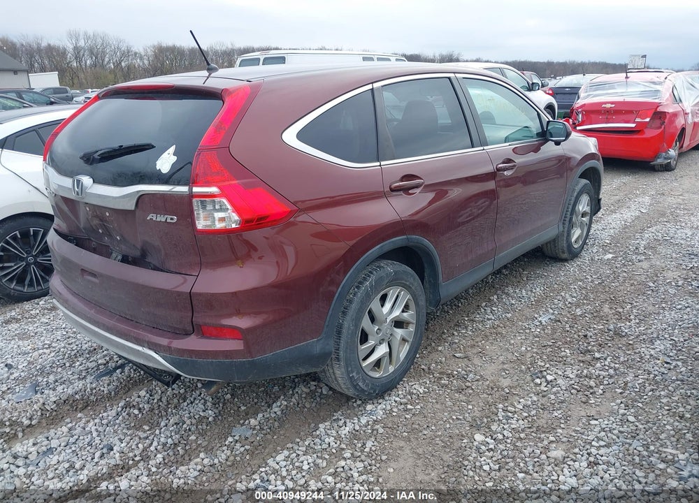 2016 HONDA CR-V EX VIN: 5J6RM4H59GL086804