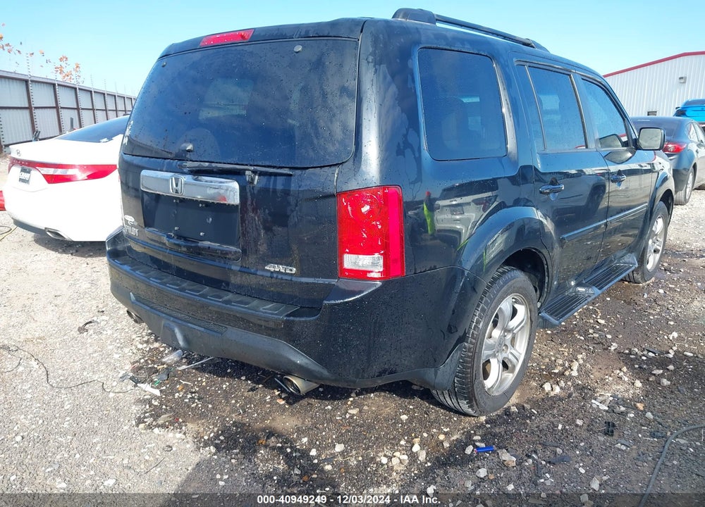 2013 HONDA PILOT EX-L VIN: 5FNYF4H72DB021479