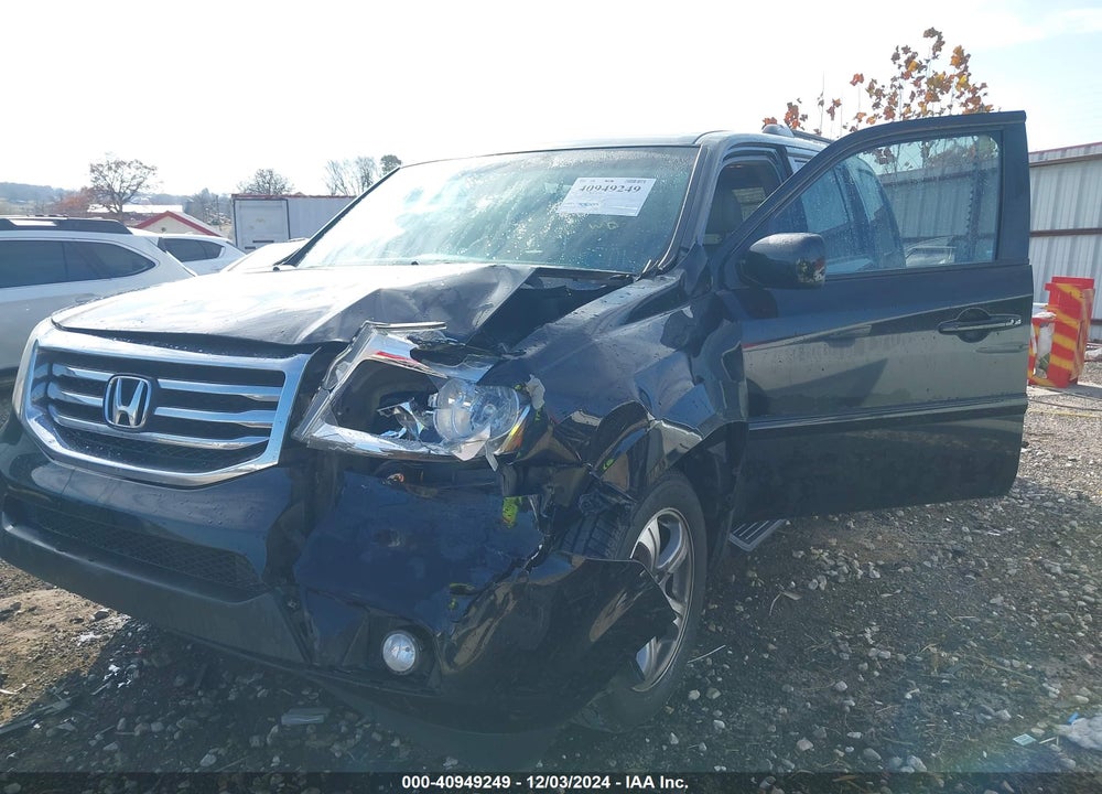 2013 HONDA PILOT EX-L VIN: 5FNYF4H72DB021479