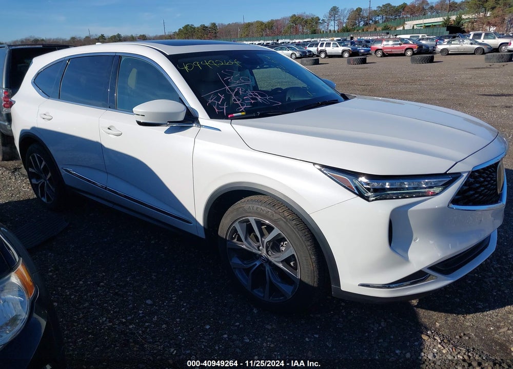 2023 ACURA MDX TECHNOLOGY PACKAGE VIN: 5J8YE1H4XPL009736