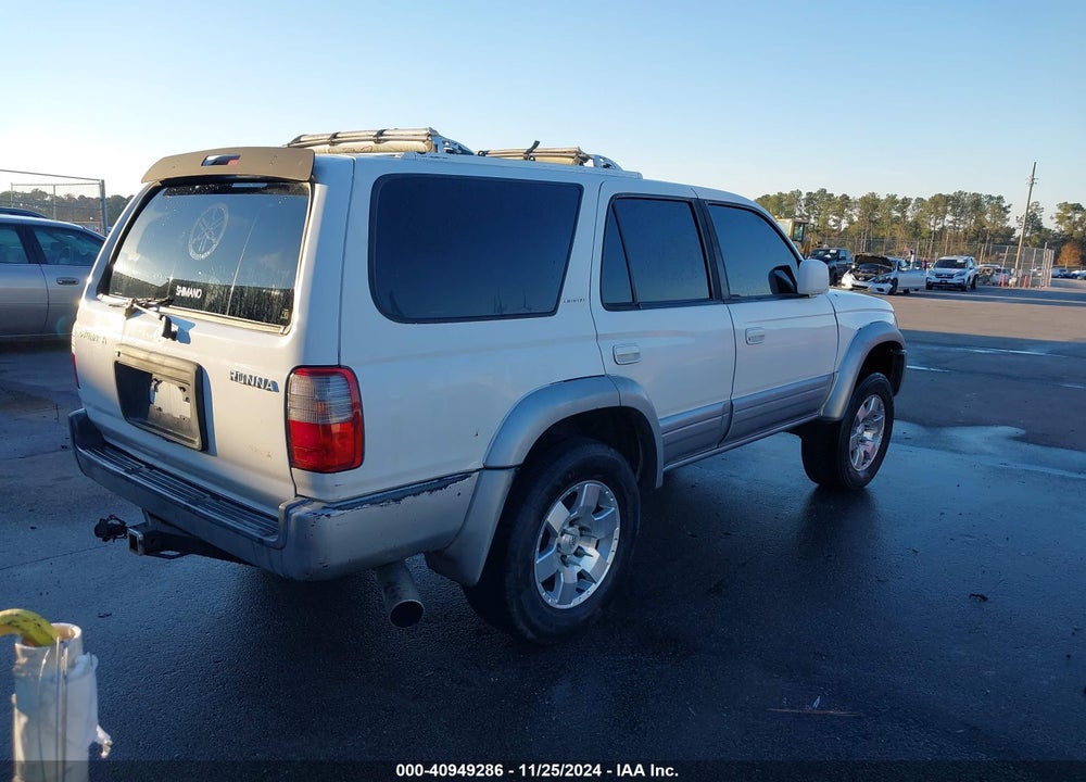 1999 TOYOTA 4RUNNER LIMITED V6 VIN: JT3GN87R6X0107930
