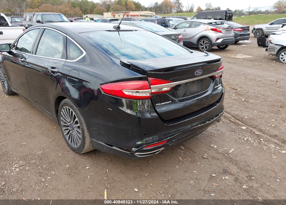 2017 FORD FUSION TITANIUM VIN: 3FA6P0K96HR181608