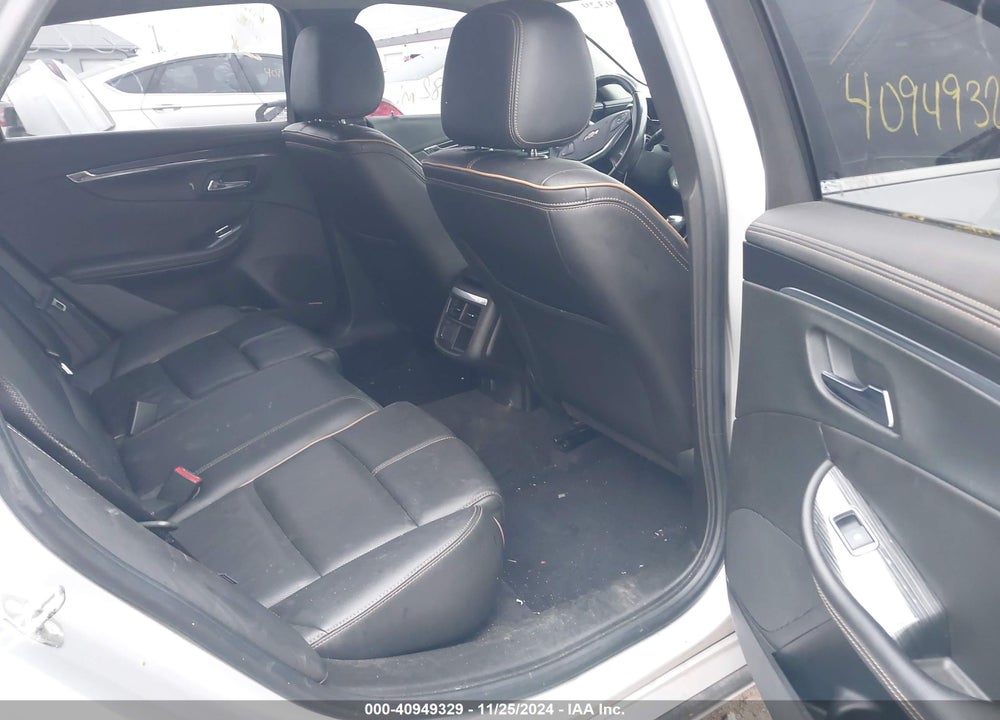 2018 CHEVROLET IMPALA VIN: 2G1125S38J9160128