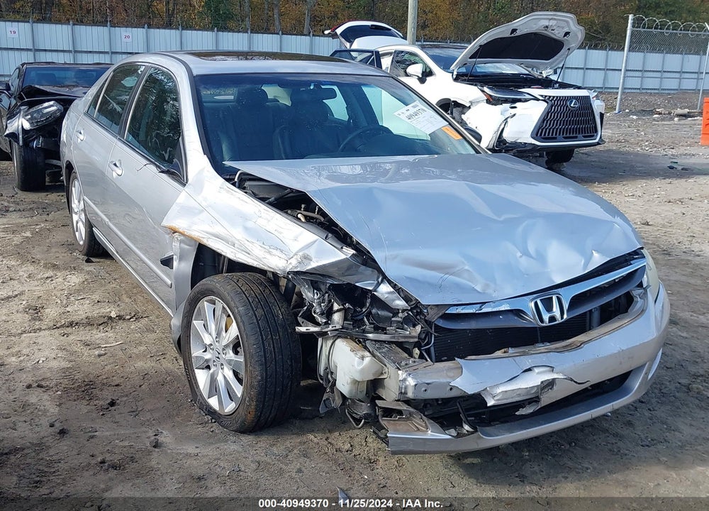 2007 HONDA ACCORD 3.0 EX VIN: 1HGCM66587A094996