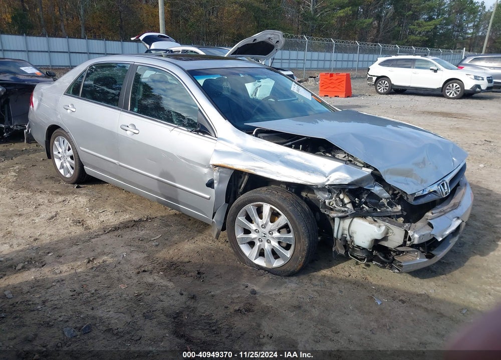 2007 HONDA ACCORD 3.0 EX VIN: 1HGCM66587A094996