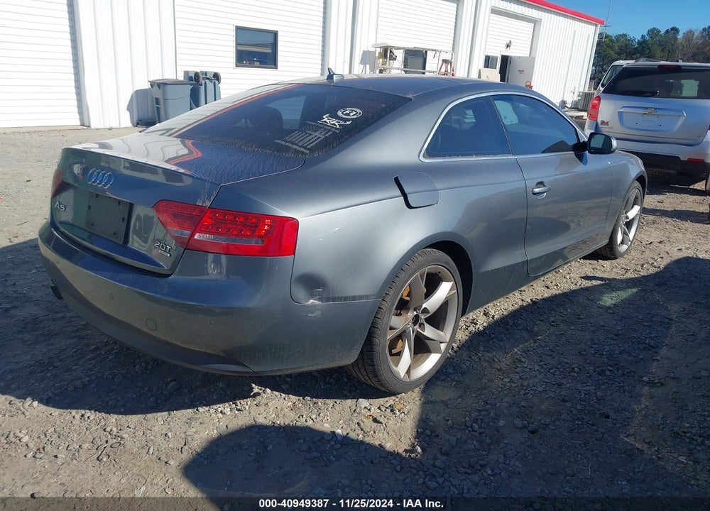 2012 AUDI A5 2.0T PREMIUM VIN: WAU3FAFR1CA041613