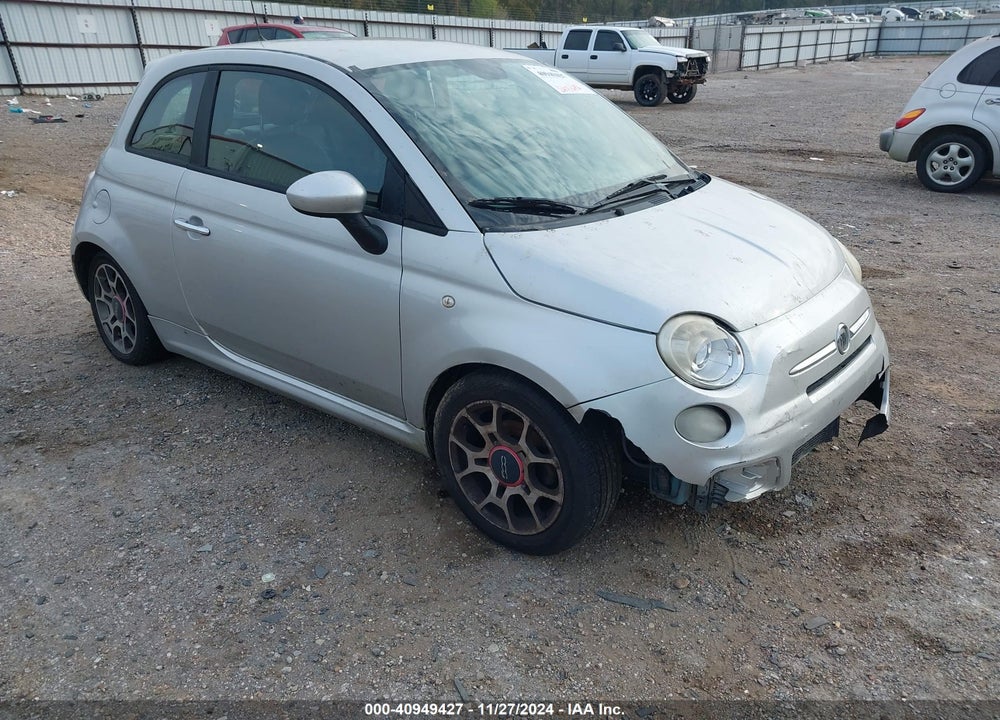 2012 FIAT 500 SPORT VIN: 3C3CFFBR2CT123157
