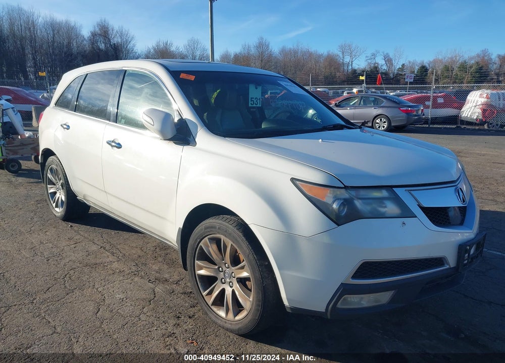 2010 ACURA MDX ADVANCE PACKAGE VIN: 2HNYD2H59AH506386