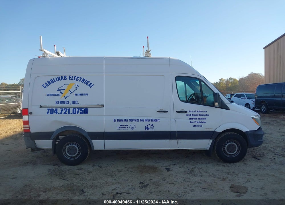 2014 FREIGHTLINER SPRINTER 2500 NORMAL ROOF VIN: WDYPE7DCXE5876831