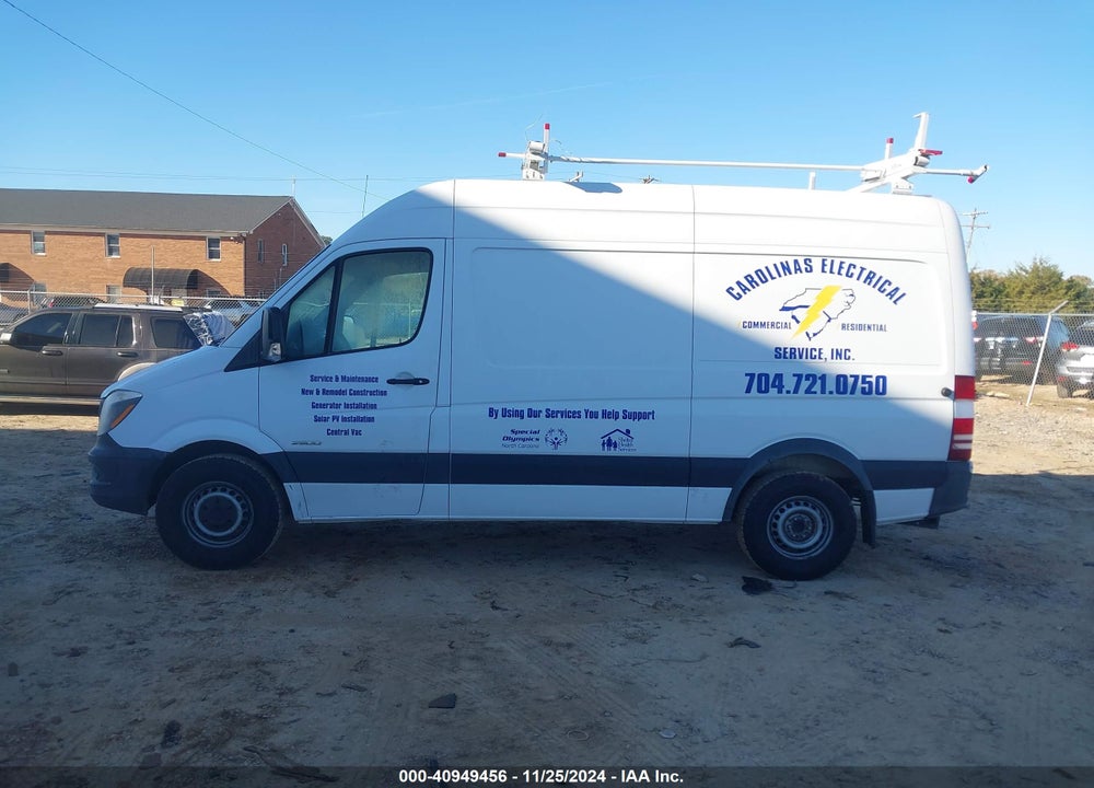 2014 FREIGHTLINER SPRINTER 2500 NORMAL ROOF VIN: WDYPE7DCXE5876831