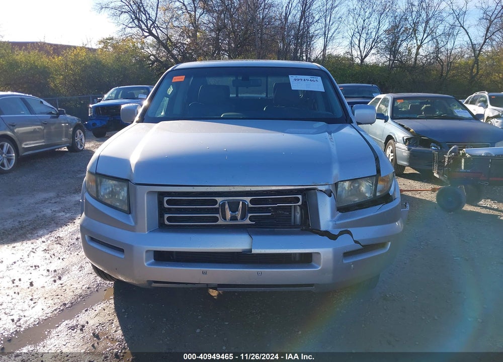 2007 HONDA RIDGELINE RTL VIN: 2HJYK16597H500648