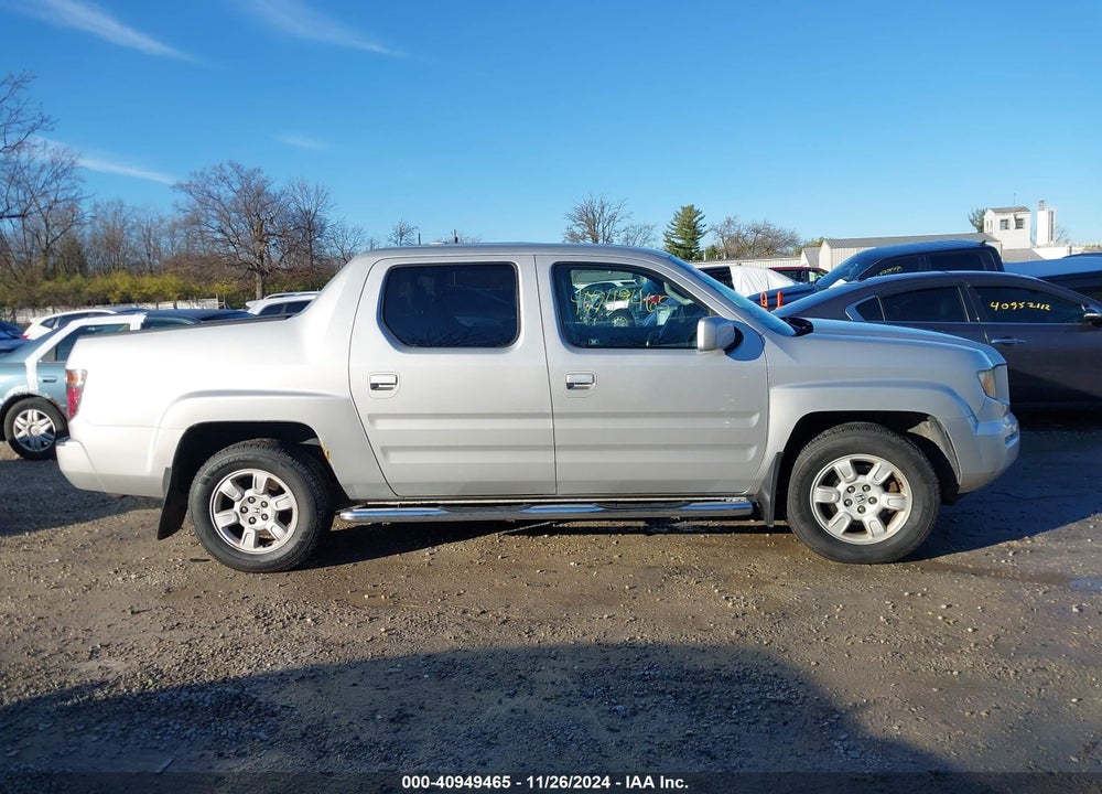 2007 HONDA RIDGELINE RTL VIN: 2HJYK16597H500648