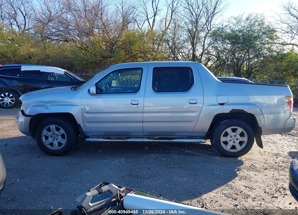 2007 HONDA RIDGELINE RTL VIN: 2HJYK16597H500648