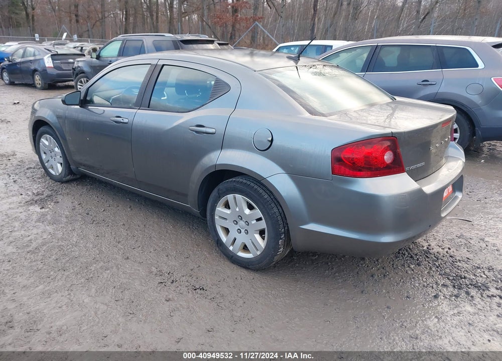 2012 DODGE AVENGER SE VIN: 1C3CDZAB9CN193315
