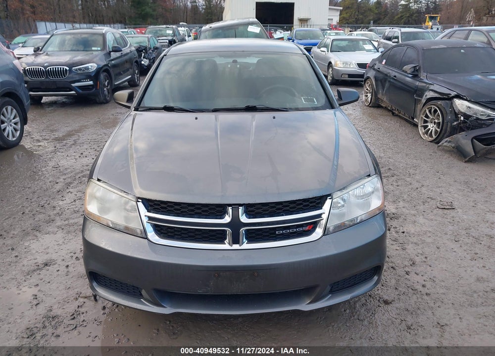 2012 DODGE AVENGER SE VIN: 1C3CDZAB9CN193315