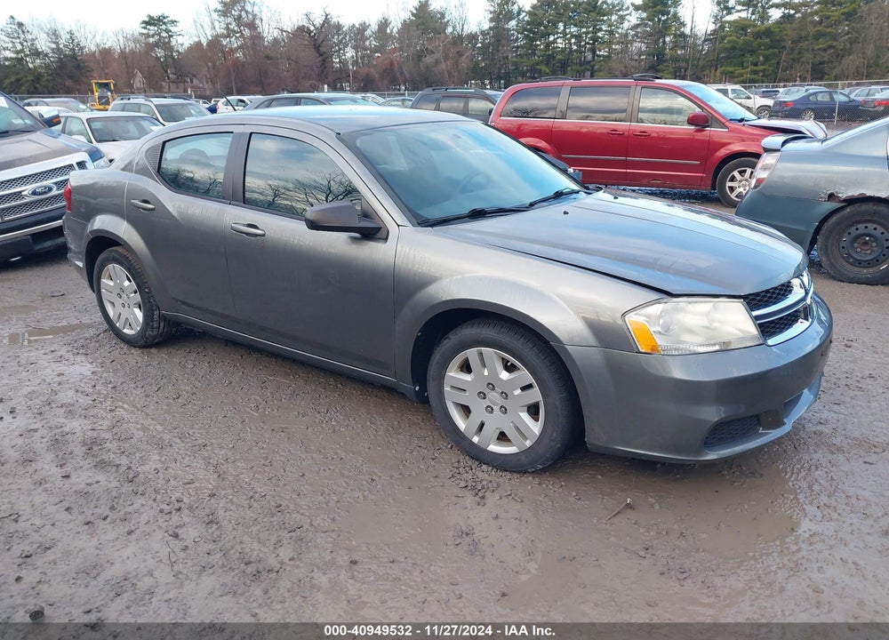 2012 DODGE AVENGER SE VIN: 1C3CDZAB9CN193315