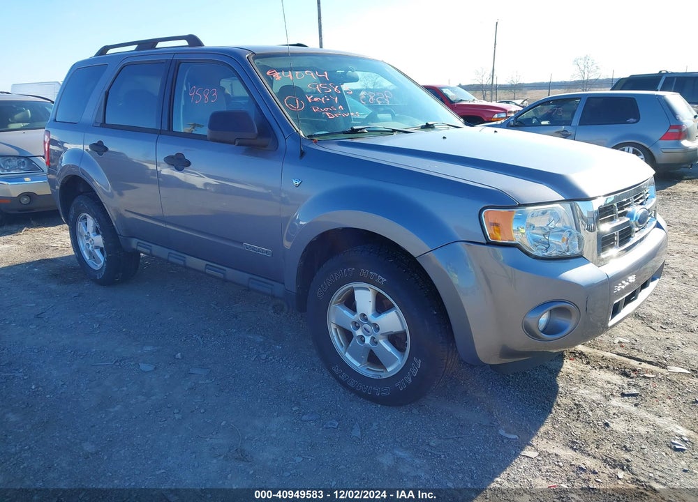 2008 FORD ESCAPE XLT VIN: 1FMCU93158KA48017