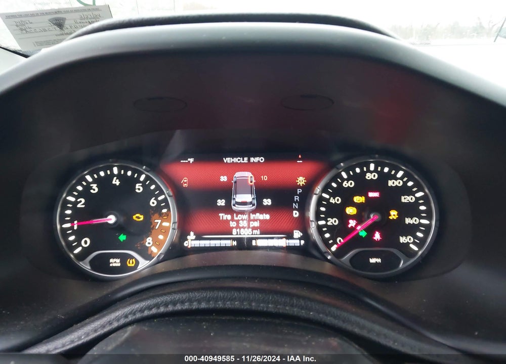2016 JEEP RENEGADE TRAILHAWK VIN: ZACCJBCTXGPD40479