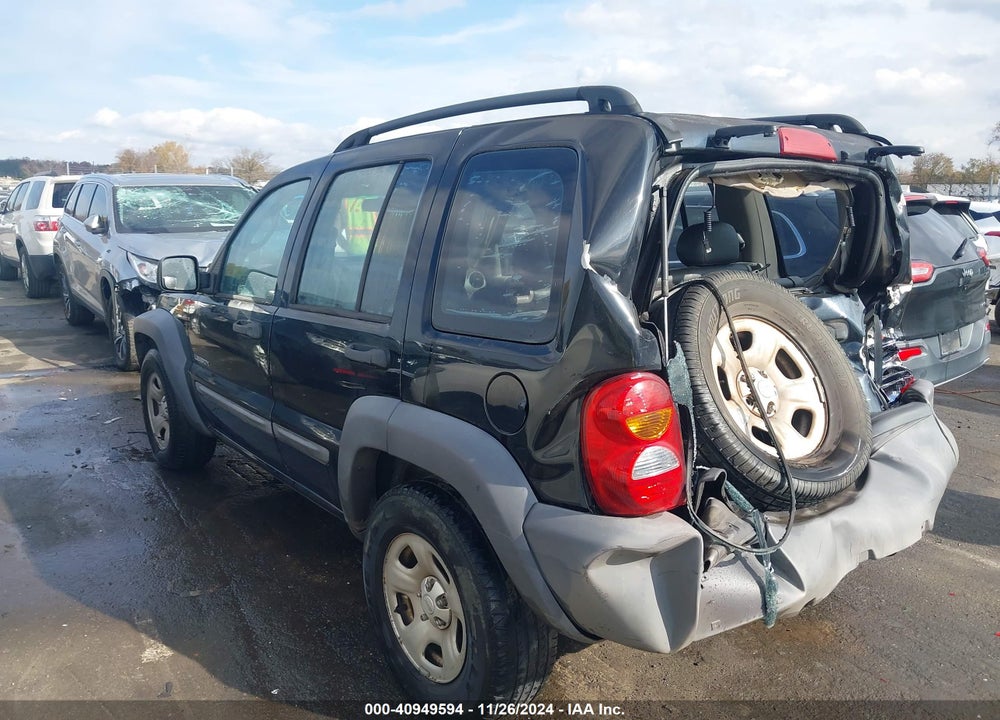 2004 JEEP LIBERTY SPORT VIN: 1J4GK48K44W185396