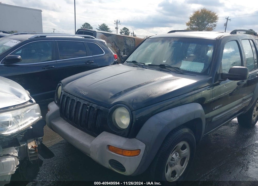 2004 JEEP LIBERTY SPORT VIN: 1J4GK48K44W185396