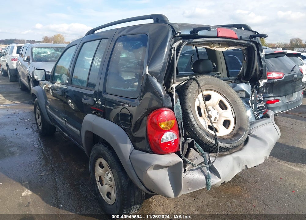 2004 JEEP LIBERTY SPORT VIN: 1J4GK48K44W185396