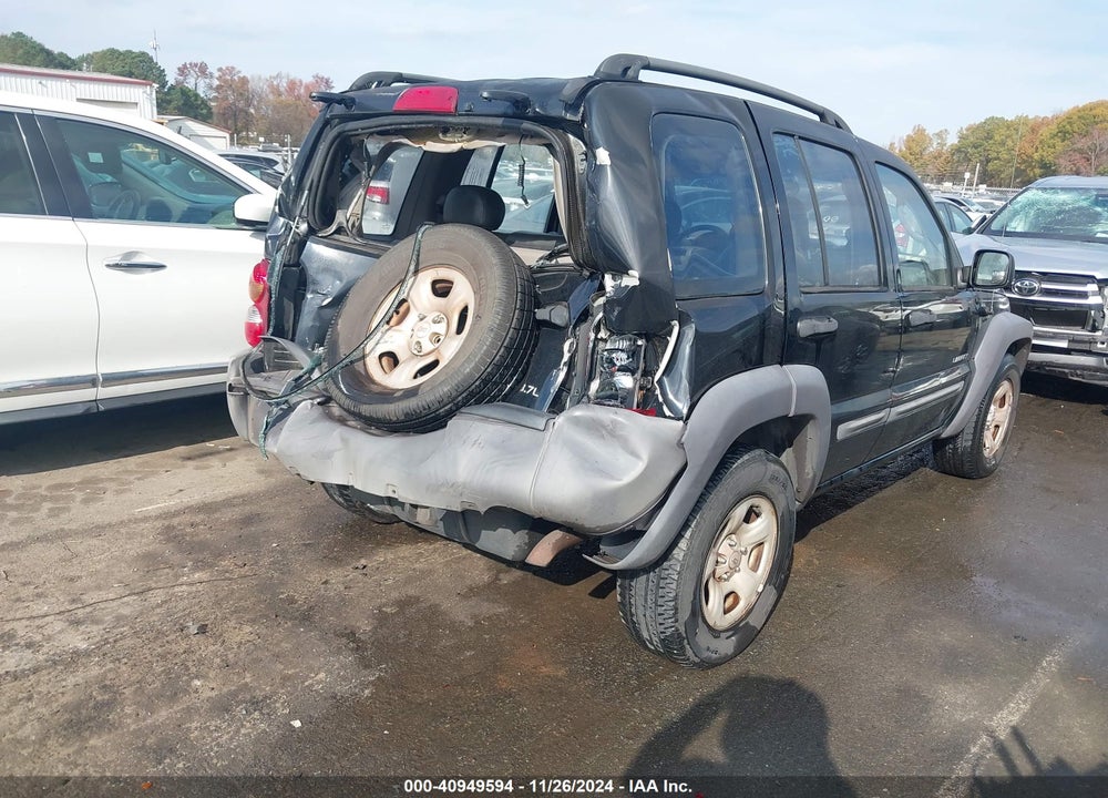 2004 JEEP LIBERTY SPORT VIN: 1J4GK48K44W185396