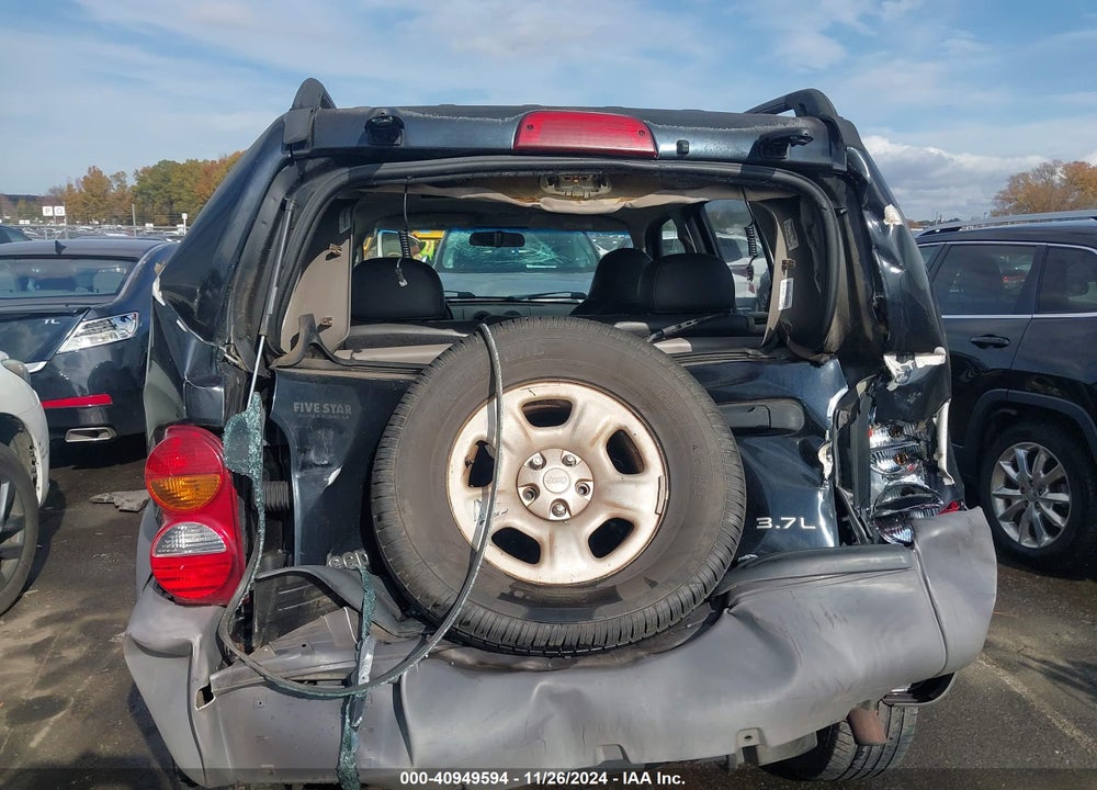 2004 JEEP LIBERTY SPORT VIN: 1J4GK48K44W185396