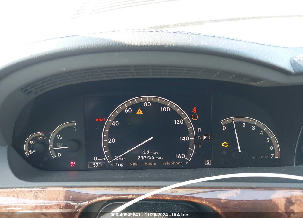 2007 MERCEDES-BENZ S 550 VIN: WDDNG71X77A060146