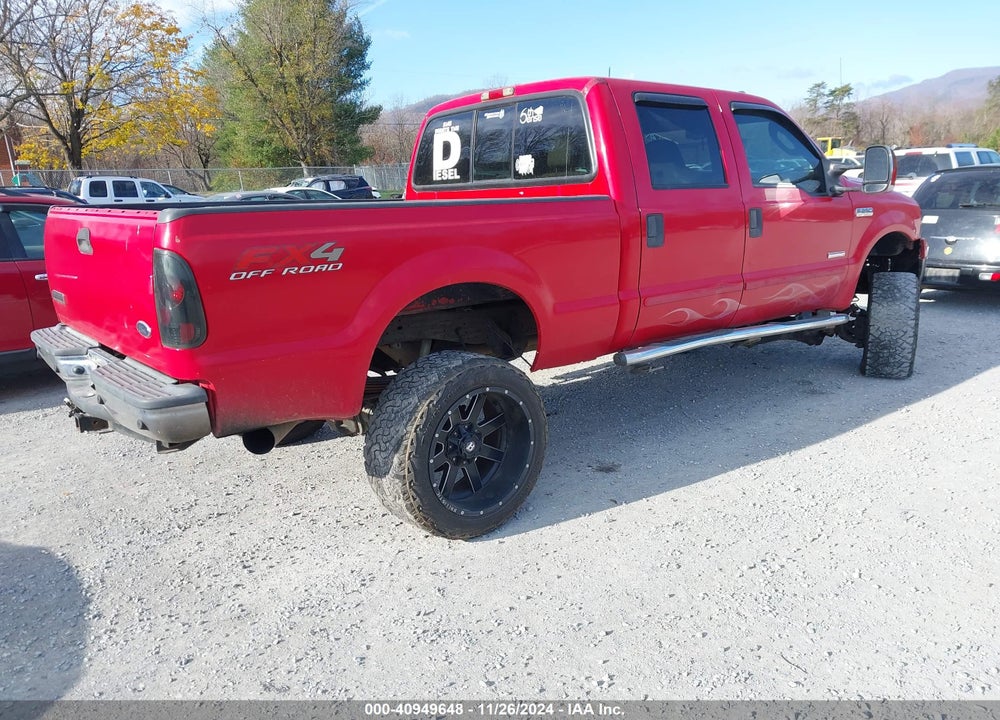 2006 FORD F250 VIN: 1FTSW21PX6EA05295
