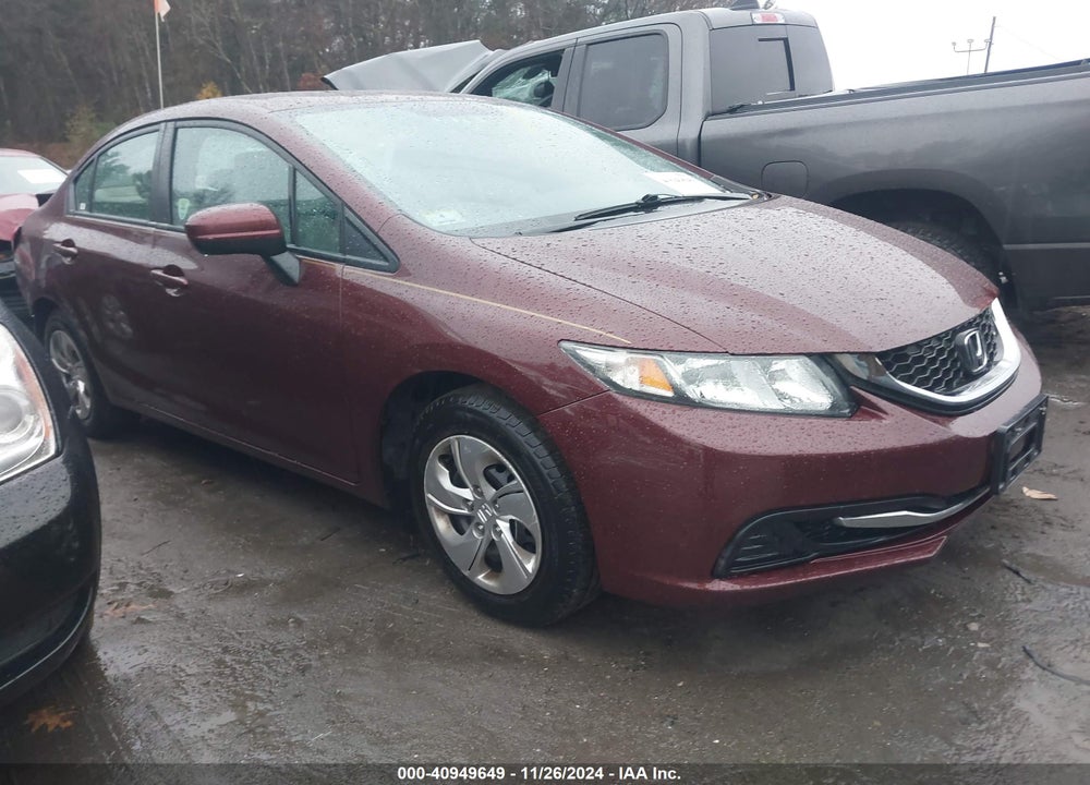 2014 HONDA CIVIC LX VIN: 2HGFB2F5XEH503039