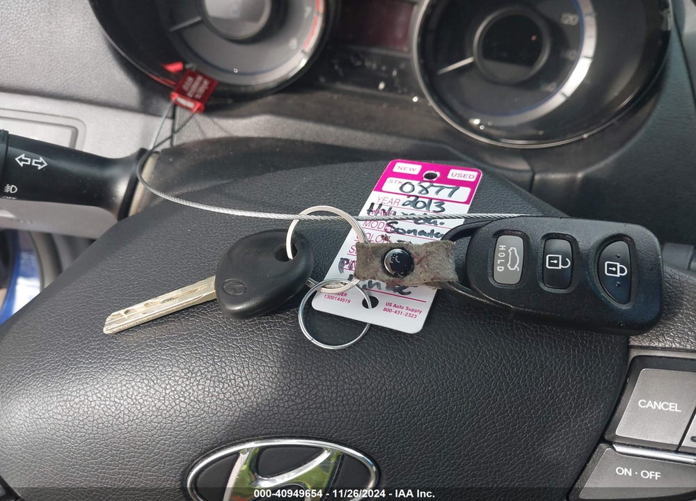 2013 HYUNDAI SONATA GLS VIN: 5NPEB4AC3DH598299
