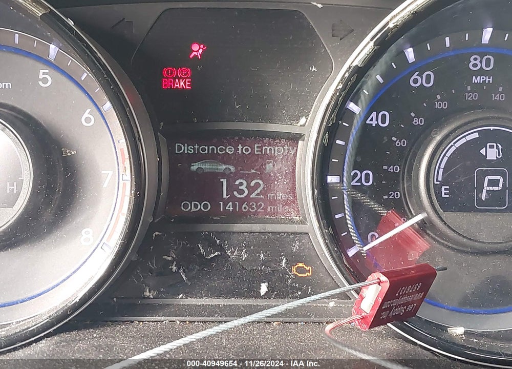 2013 HYUNDAI SONATA GLS VIN: 5NPEB4AC3DH598299
