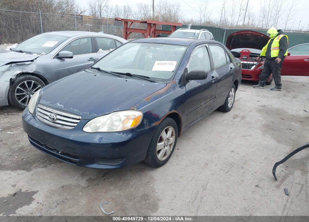 2004 TOYOTA COROLLA LE VIN: 2T1BR38E54C251494
