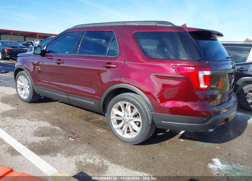 2018 FORD EXPLORER XLT VIN: 1FM5K7D86JGC72968
