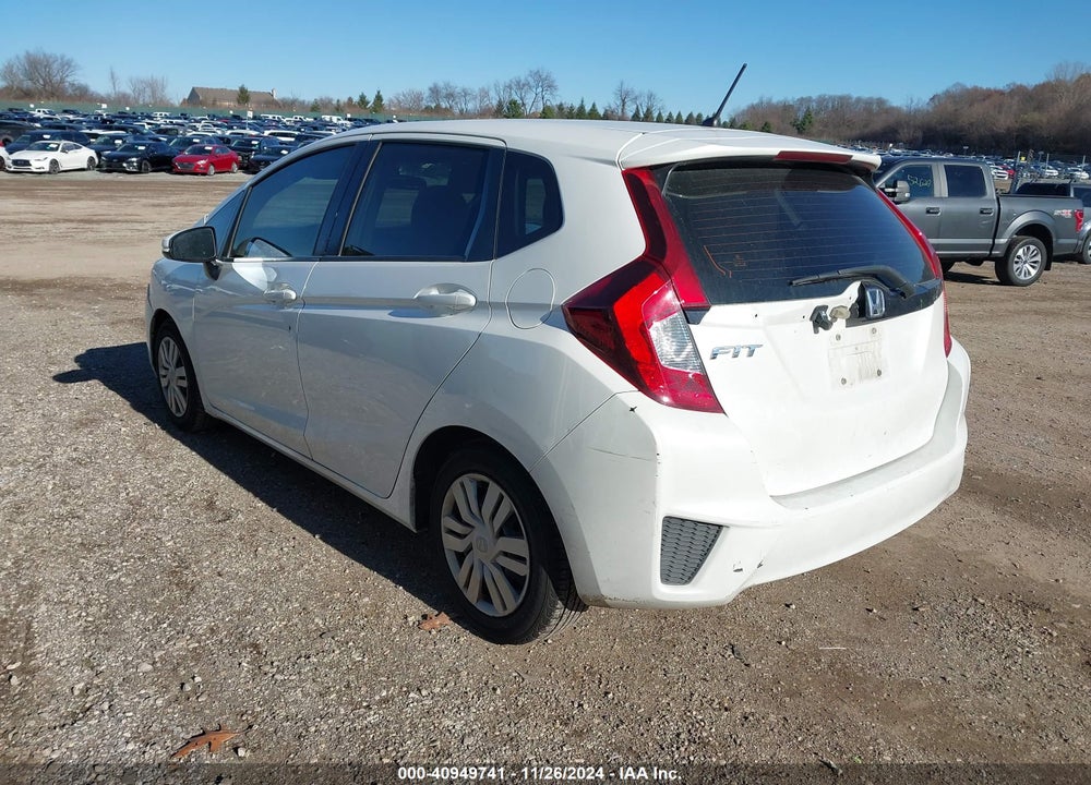2016 HONDA FIT LX VIN: JHMGK5H54GX021875