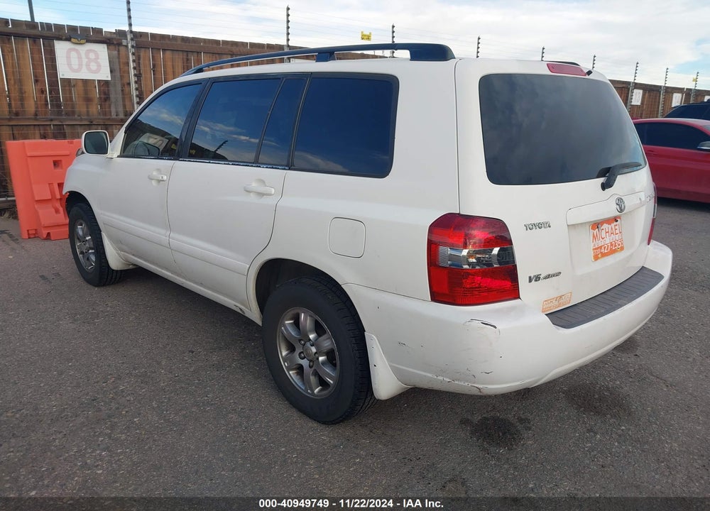 2004 TOYOTA HIGHLANDER V6 VIN: JTEEP21A640066820