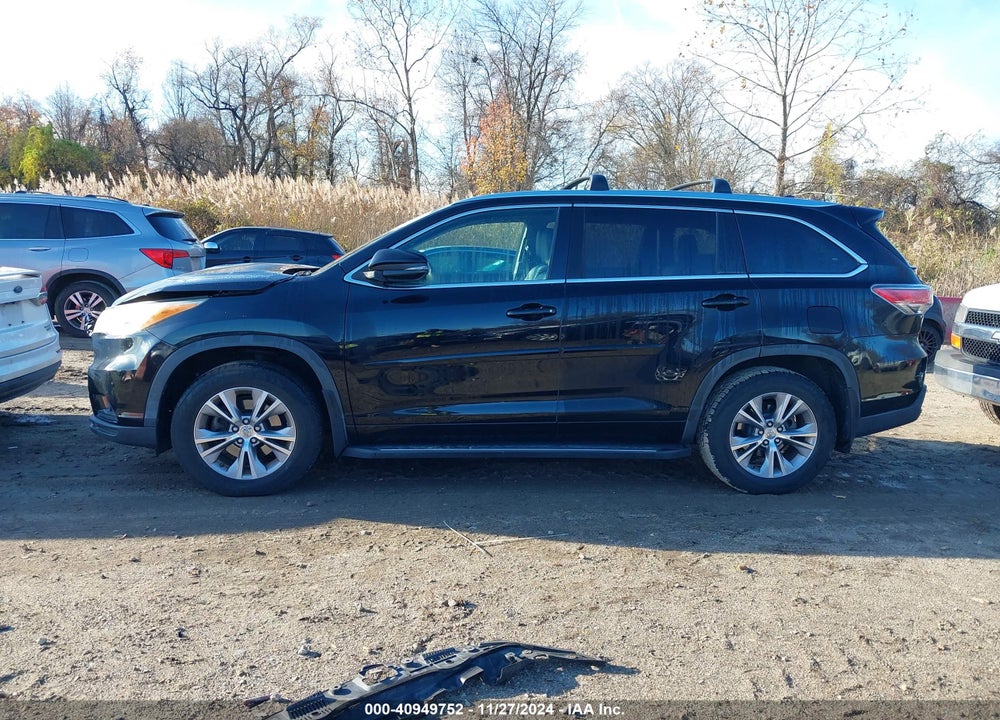 2014 TOYOTA HIGHLANDER XLE V6 VIN: 5TDJKRFH1ES060518