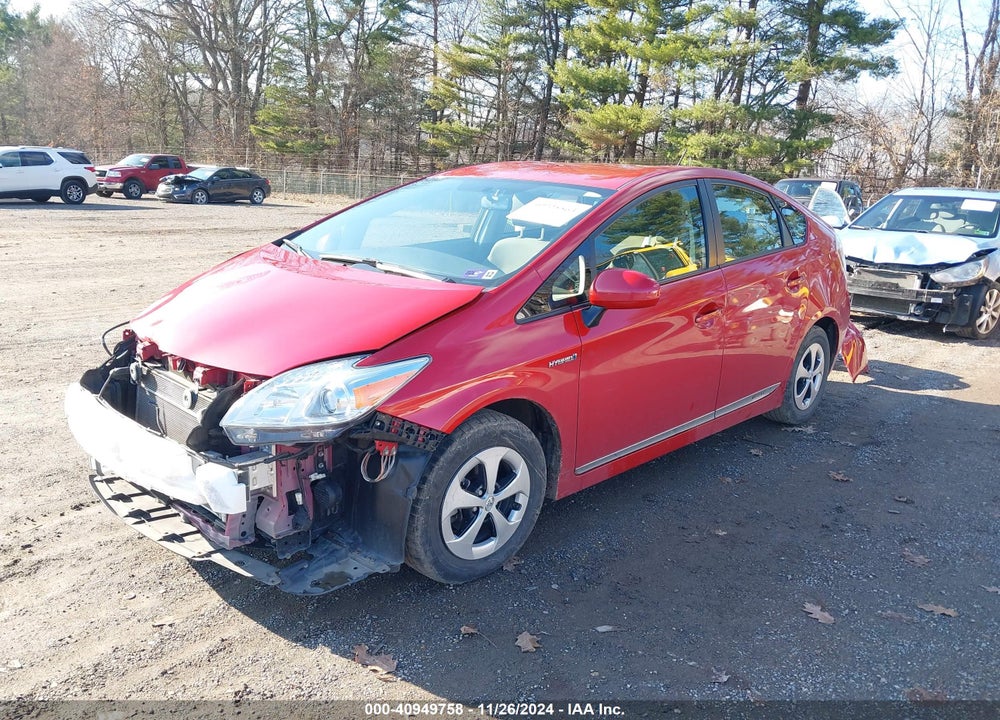 2012 TOYOTA PRIUS TWO VIN: JTDKN3DU1C1604440