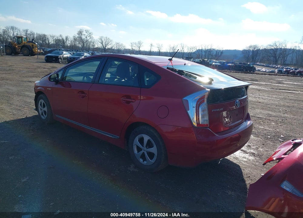 2012 TOYOTA PRIUS TWO VIN: JTDKN3DU1C1604440