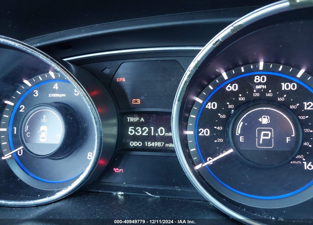 2011 HYUNDAI SONATA SE VIN: 5NPEC4AC1BH039473