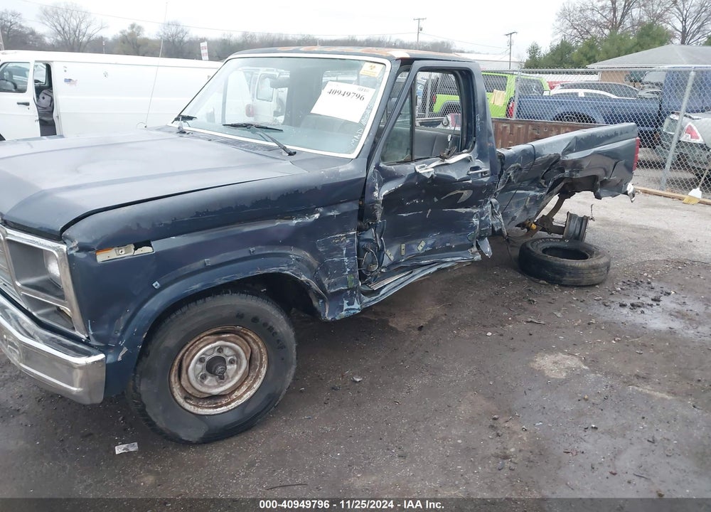 1986 FORD F150 VIN: 2FTDF15N7GCB63905