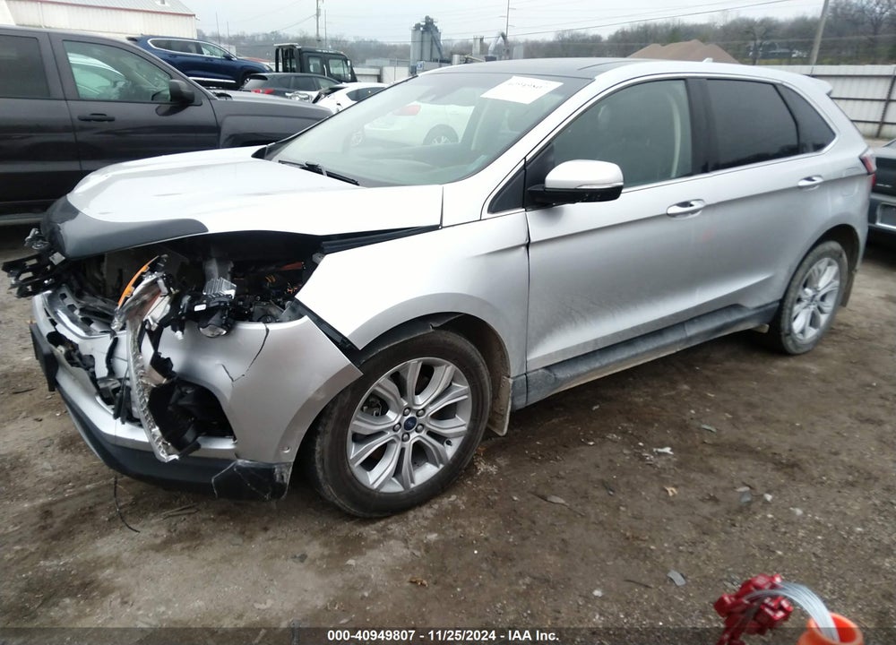 2019 FORD EDGE TITANIUM VIN: 2FMPK4K99KBB82077
