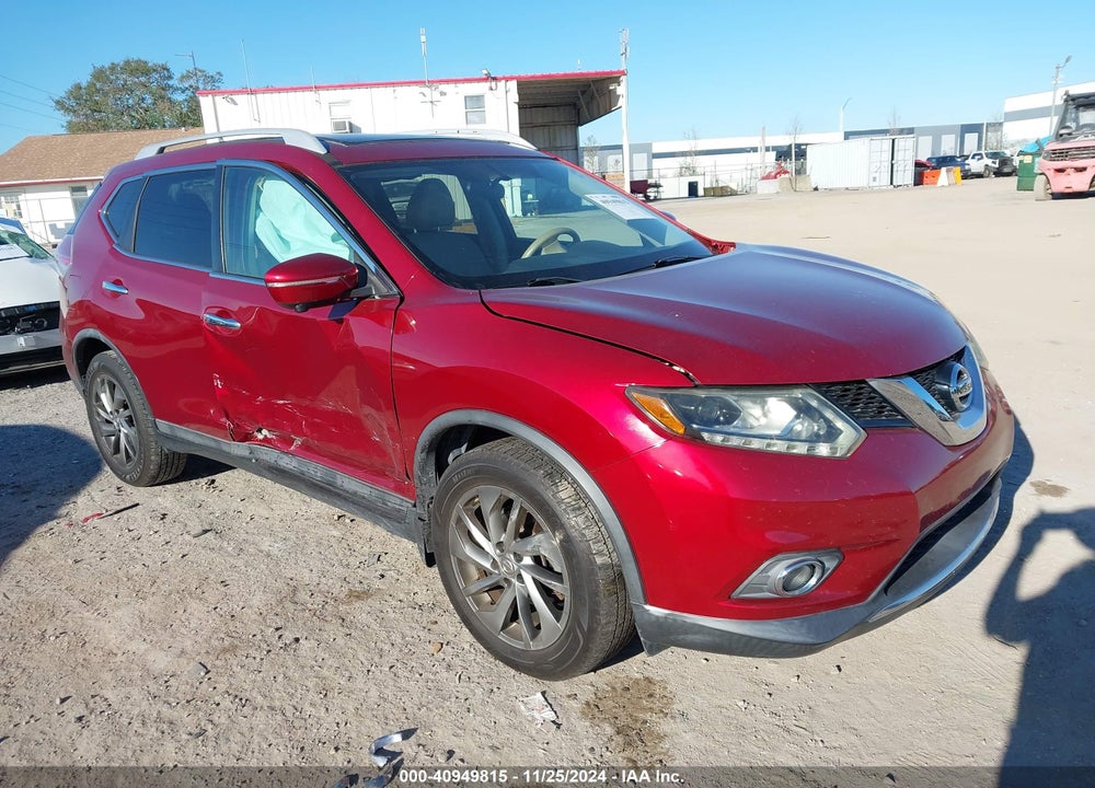 2015 NISSAN ROGUE SL VIN: 5N1AT2MT9FC823248