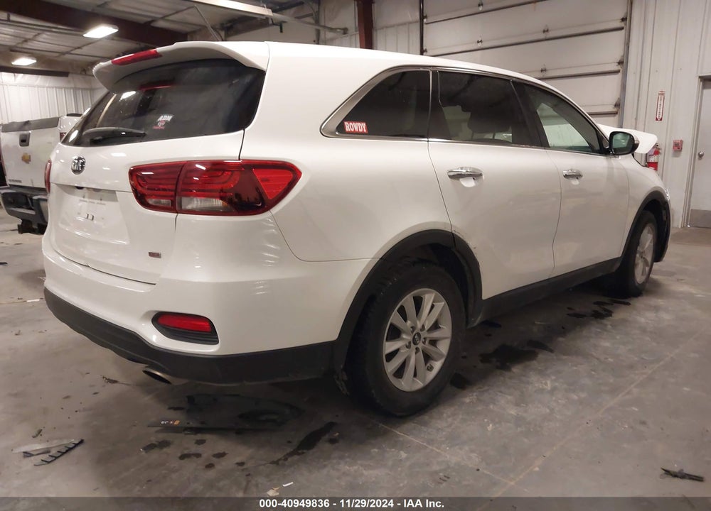 2019 KIA SORENTO 2.4L L VIN: 5XYPG4A38KG611322