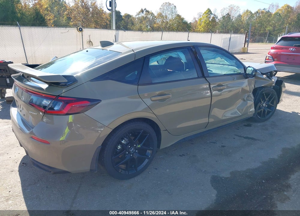 2025 HONDA CIVIC SPORT VIN: 19XFL2H82SE004827