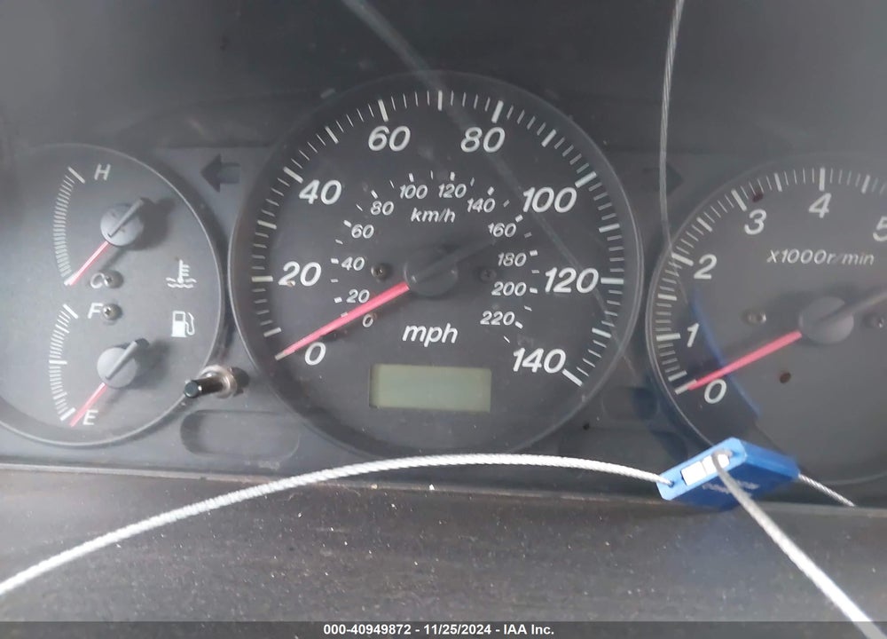 2000 MAZDA PROTEGE ES VIN: JM1BJ2212Y0275419