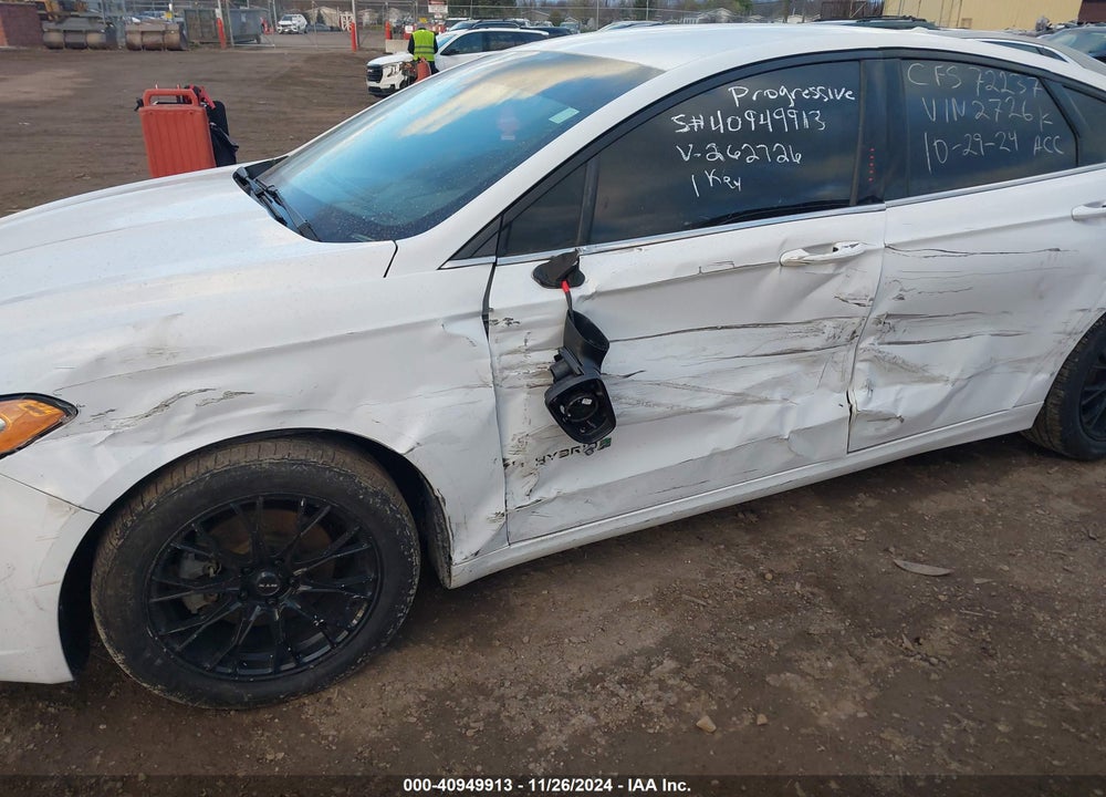 2019 FORD FUSION HYBRID SE VIN: 3FA6P0LU9KR262726